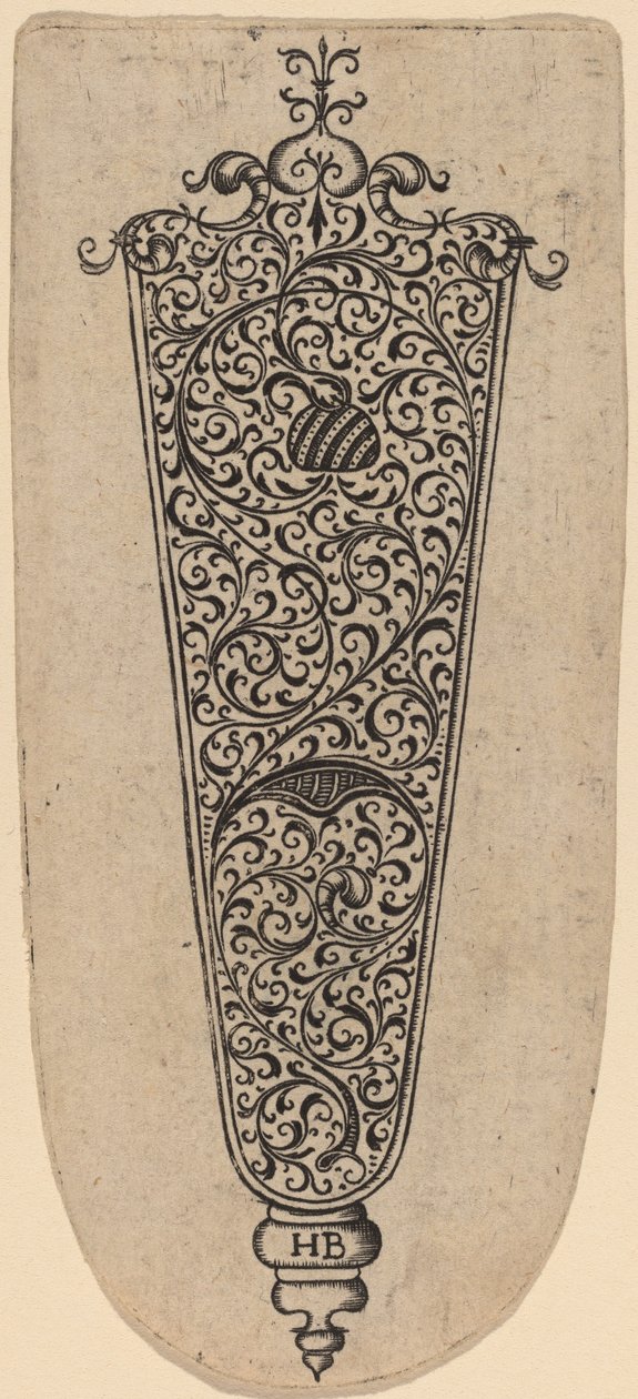 Ornament for Knife Handle by Theodor de Bry