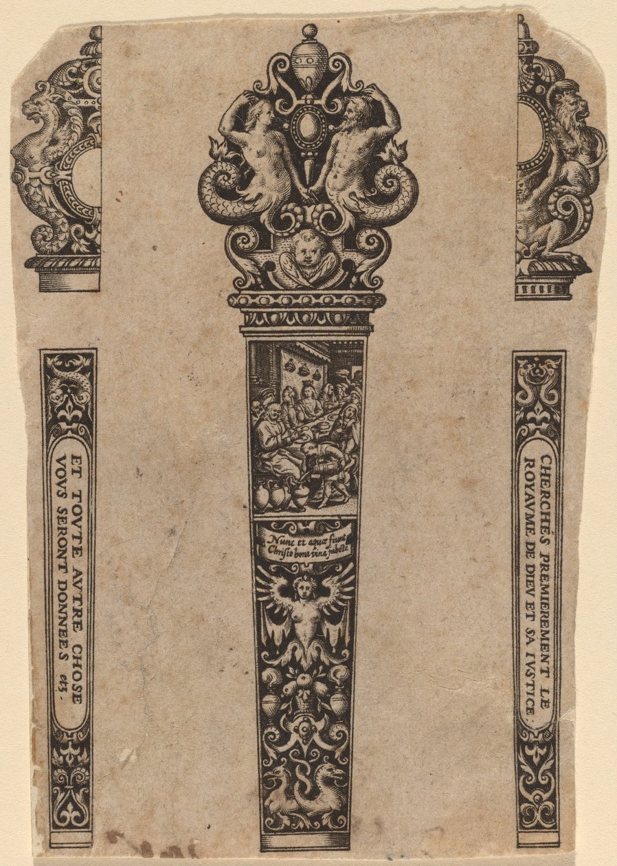 Ornament for Knife Handle by Theodor de Bry