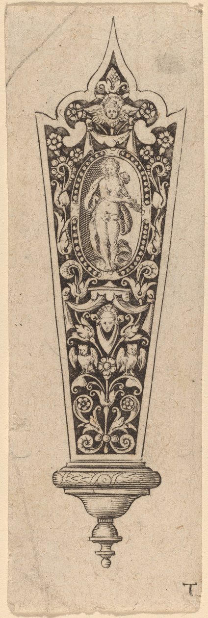 Ornament for Knife Handle by Theodor de Bry