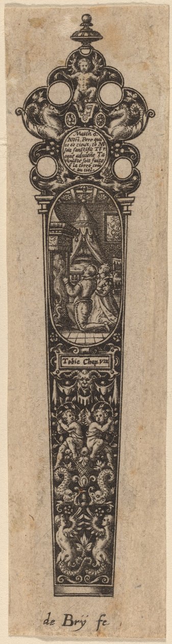 Ornament for Knife Handle by Theodor de Bry