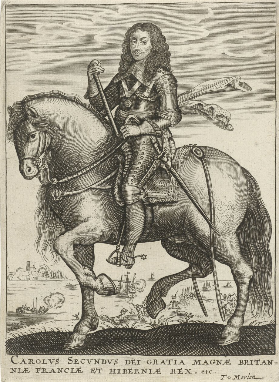 Portrait of Charles II, King of England by Theodor van Merlen (II)