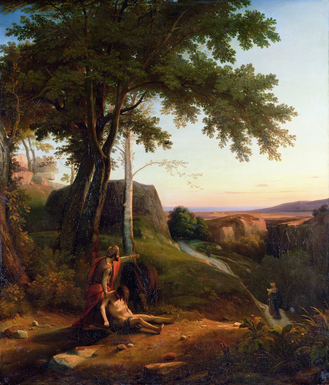 The Good Samaritan by Theodore Caruelle d Aligny