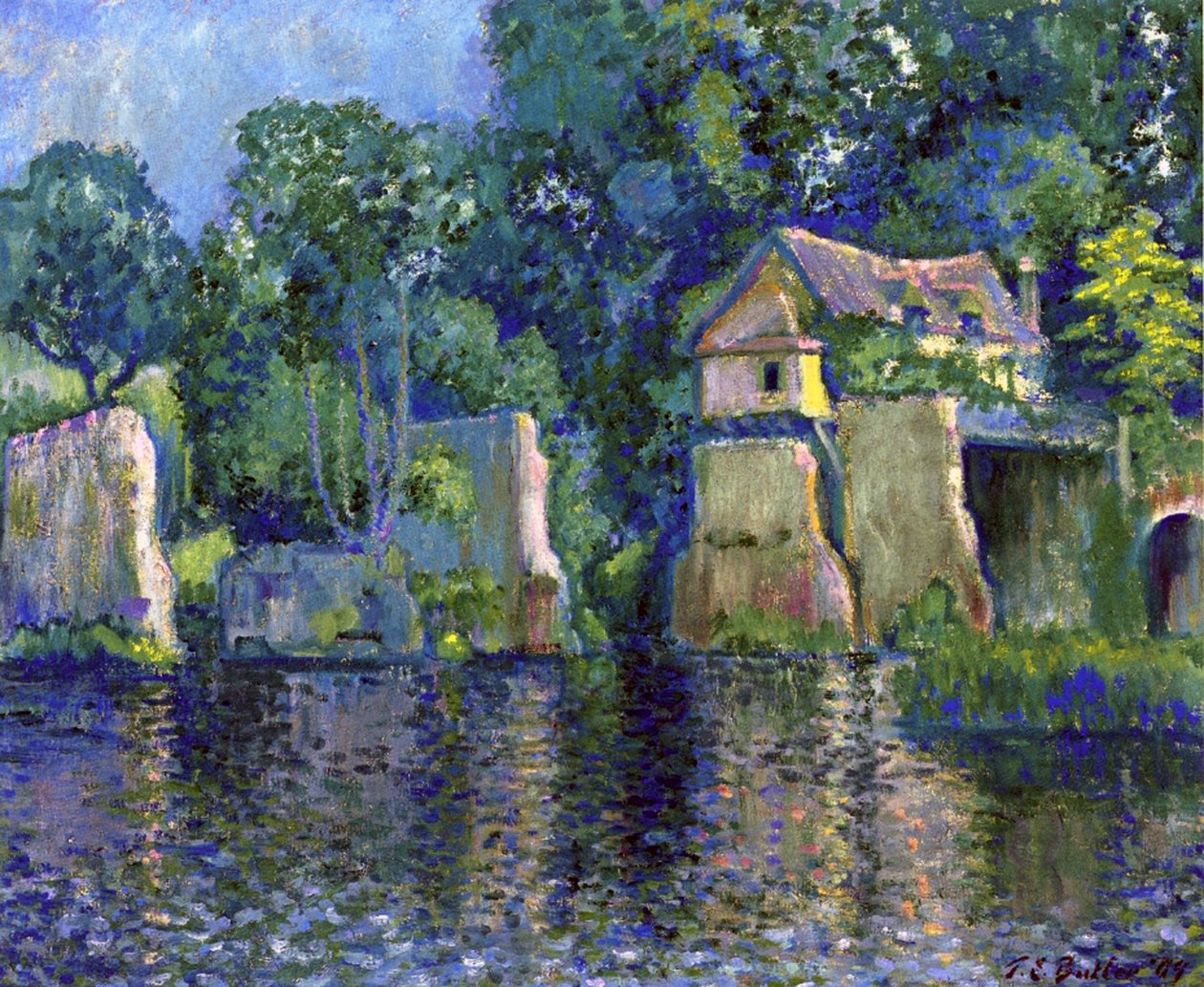 Vernon, near Giverny, 1909 by Theodore Earl Butler