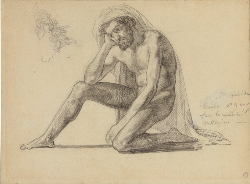 Study for the Father in the Raft of the Medusa by Theodore Gericault