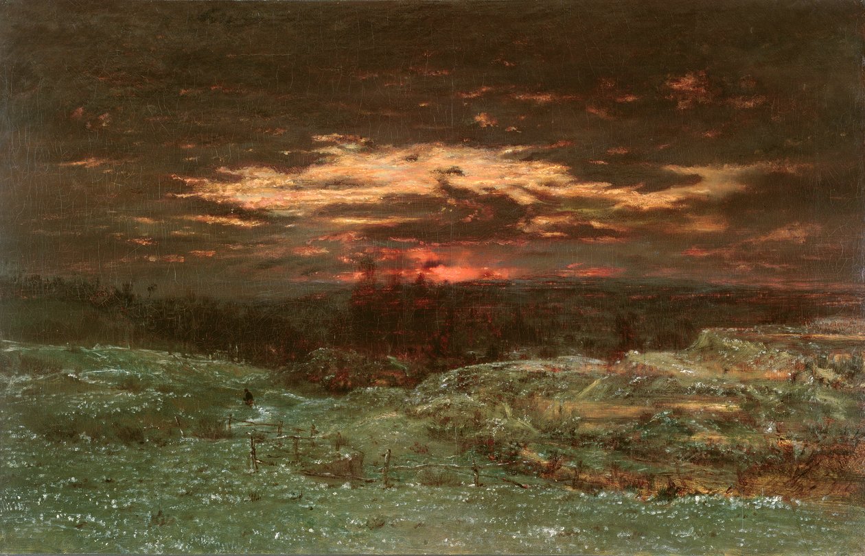 Effet de Givre, 1845 by Pierre Etienne Theodore Rousseau