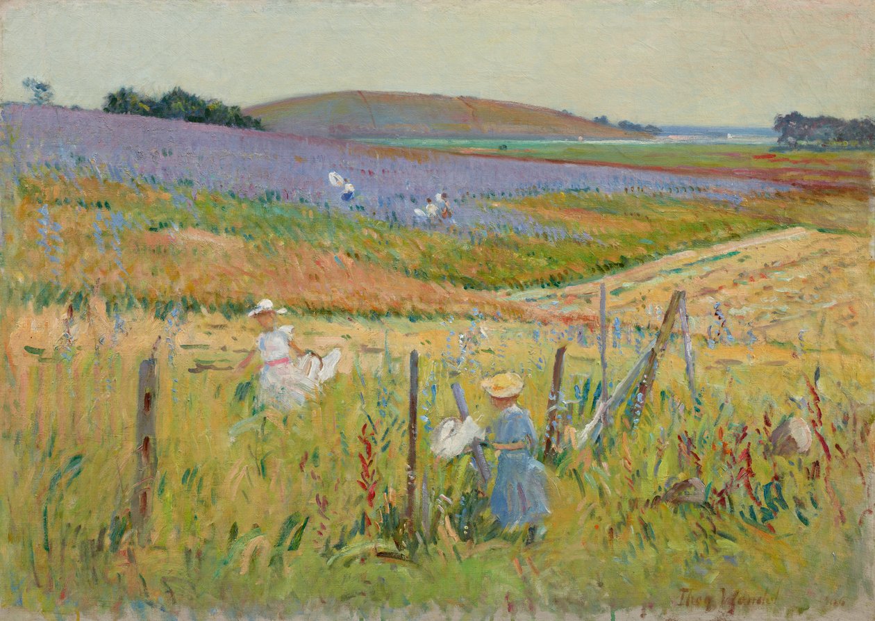 The Butterfly Catchers, 1900-8 by Theodore Wendel
