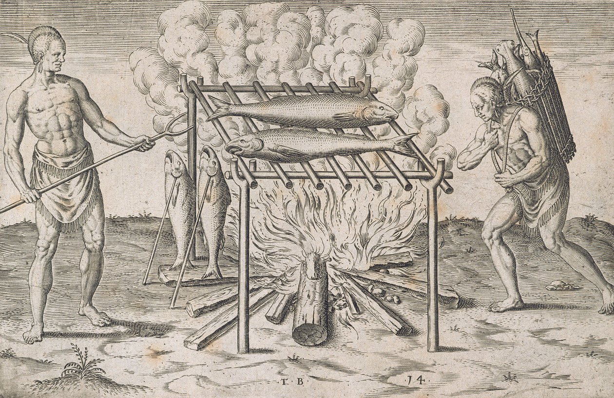 Cooking Fish, plate XIII, from 