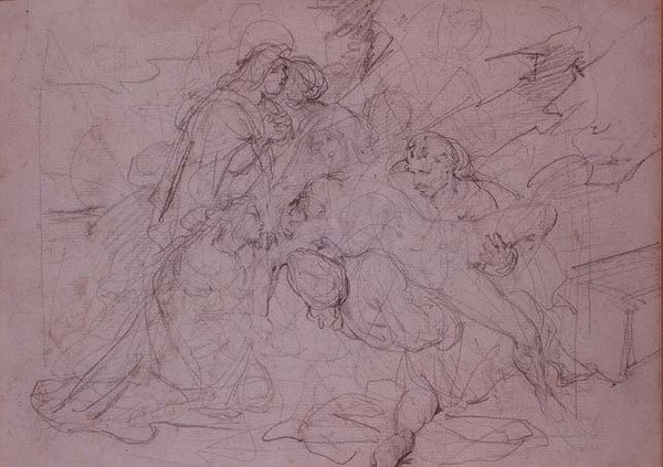 Descent from the Cross by Theodore (attr. to) Gericault