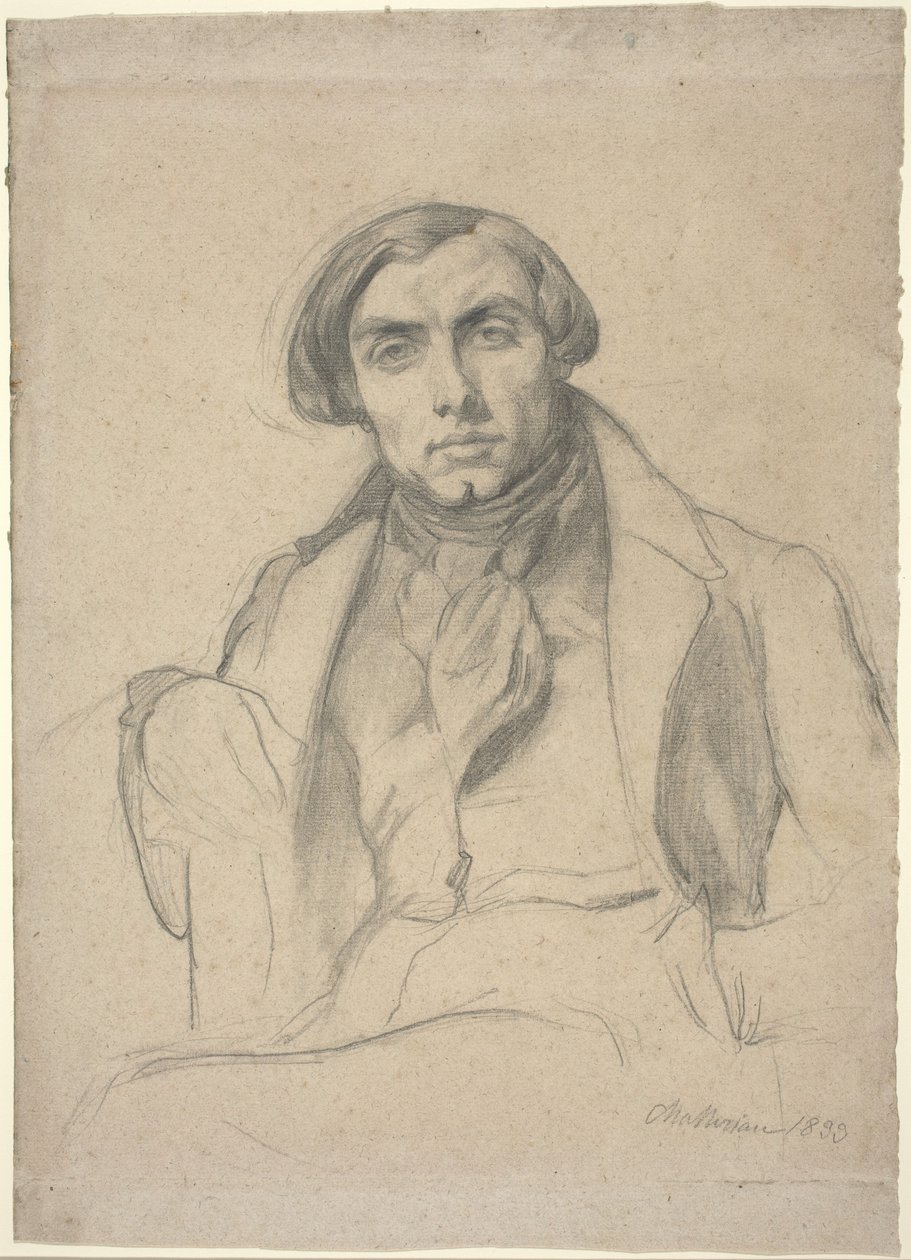 Auguste Ottin by Theodore Chasseriau