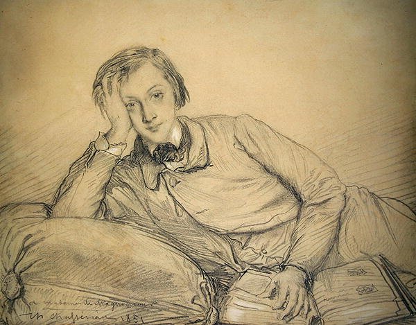 Portrait of Raymond de Magnoncourt by Théodore Chassériau
