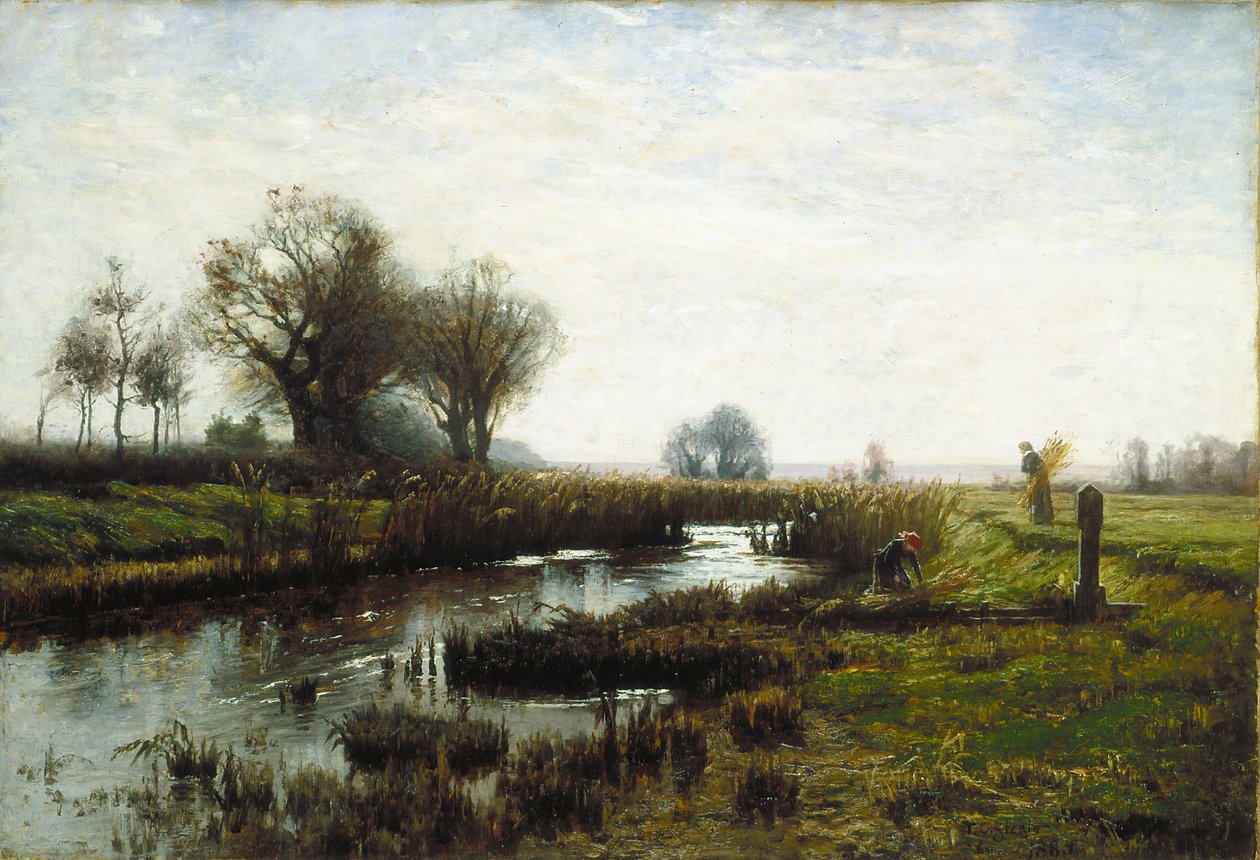 Late Afternoon, Dachau Moor by Theodore Clement Steele