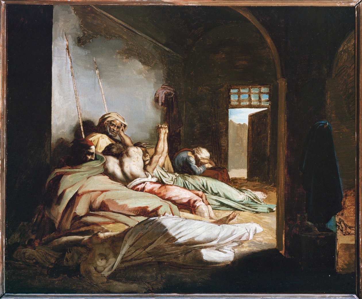 A Scene from the Plague by Theodore Gericault