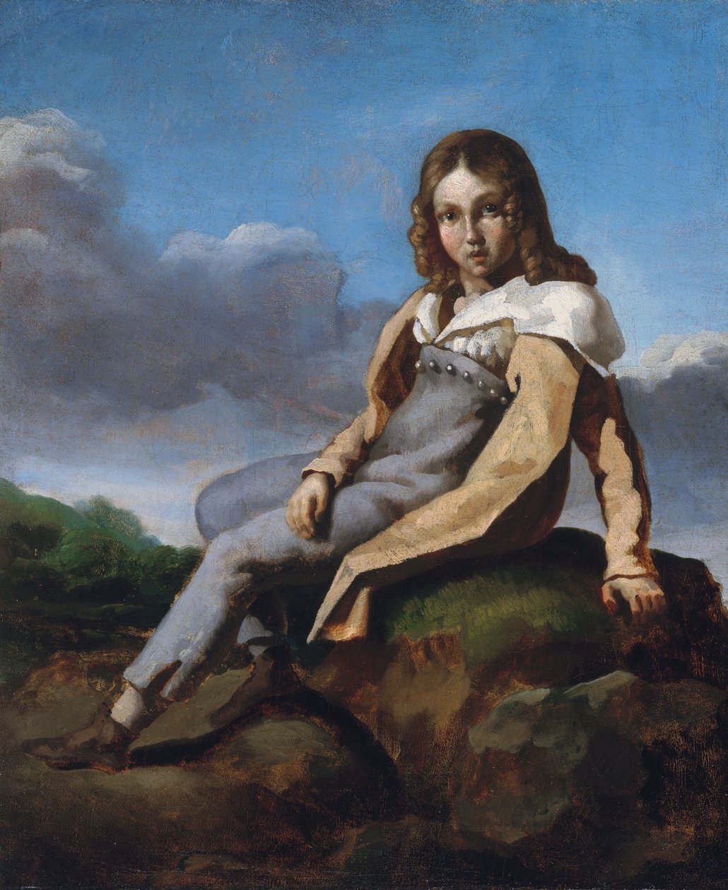 Alfred Dedreux as a Child by Theodore Gericault