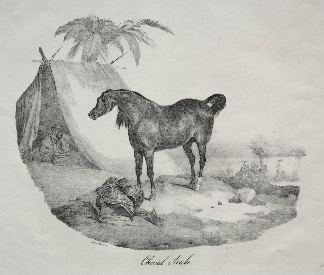 Arab Horse by Theodore Gericault
