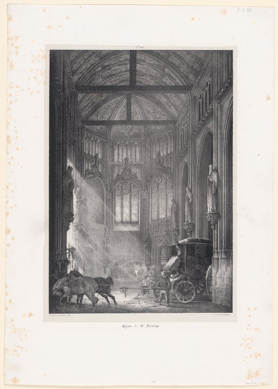 Saint Nicholas Church, Rouen by Theodore Gericault