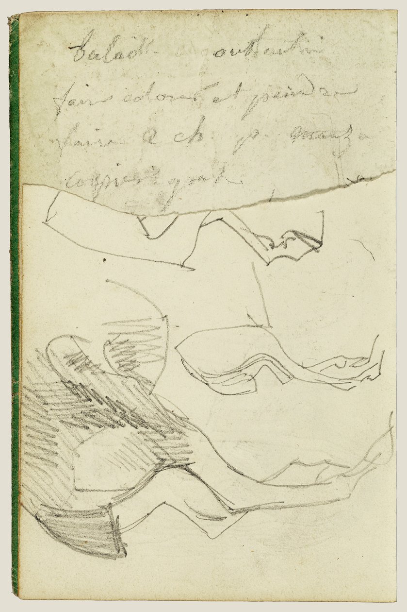 Horse Studies by Theodore Gericault