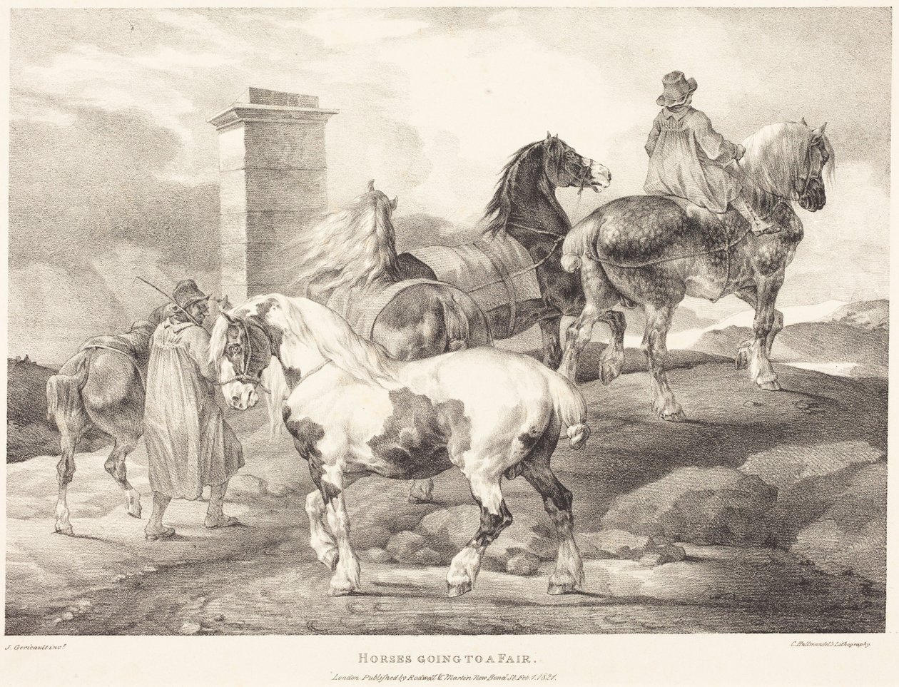 Horses Going to a Fair by Theodore Gericault