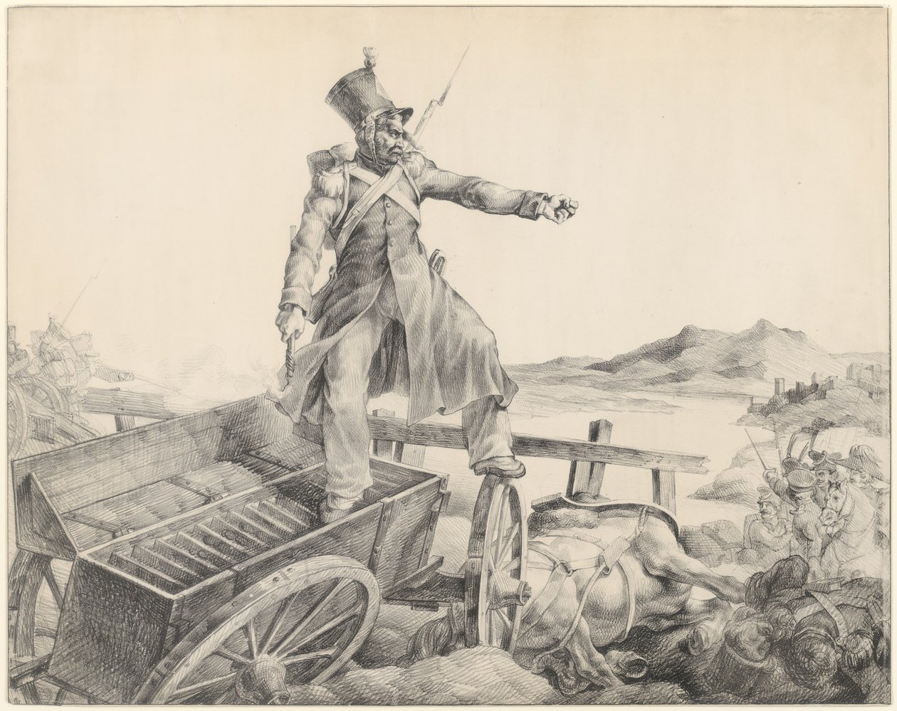 Artillery Caisson by Theodore Gericault
