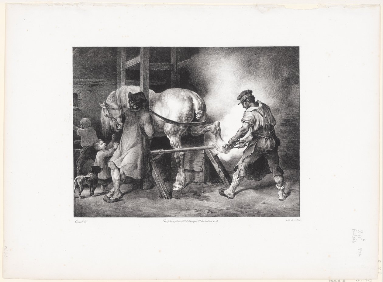 The Flemish Blacksmith by Theodore Gericault