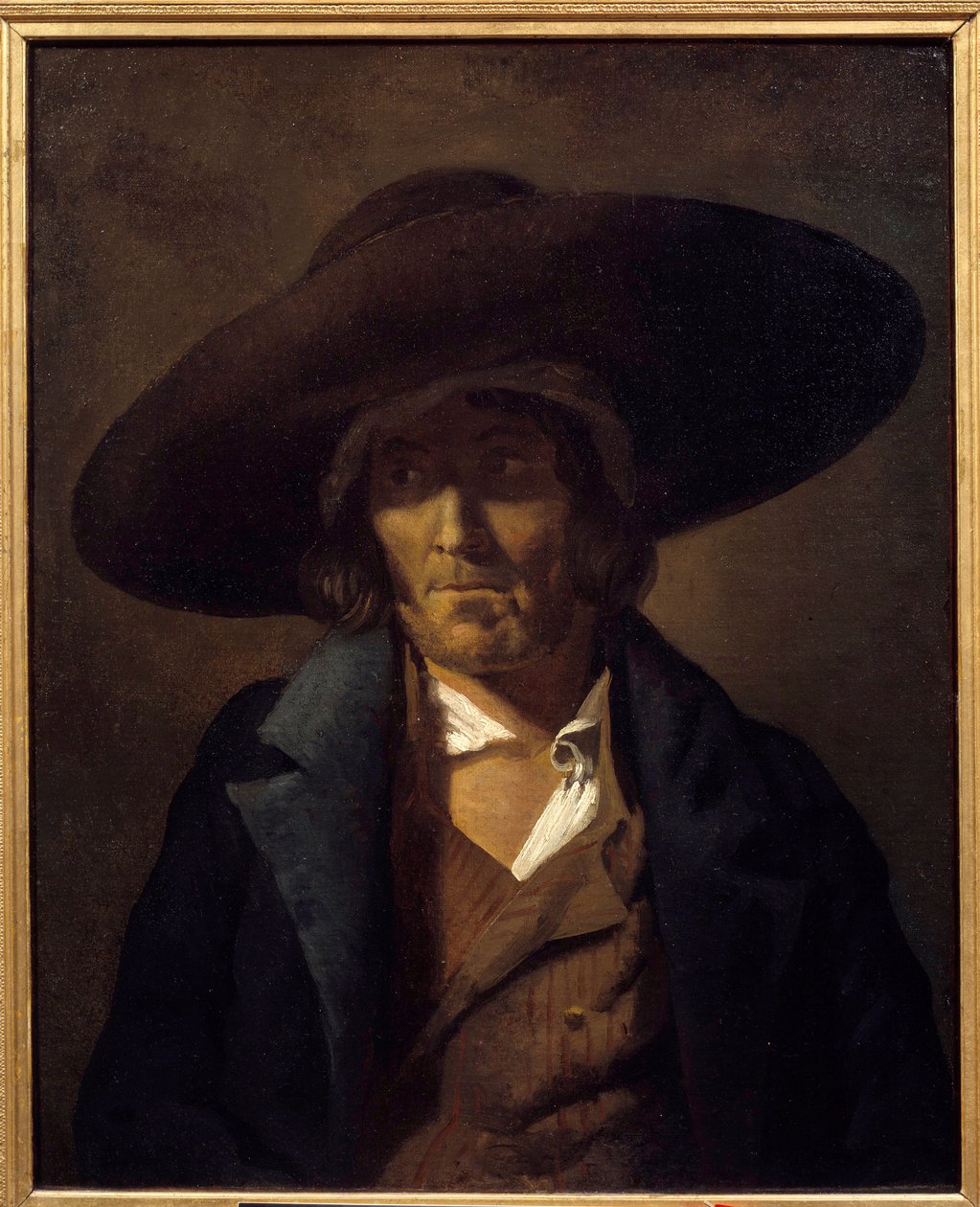 Portrait of Man Called the Vendeen. Painting by Theodore Gericault (1791-1824) 19th Century by Theodore Gericault