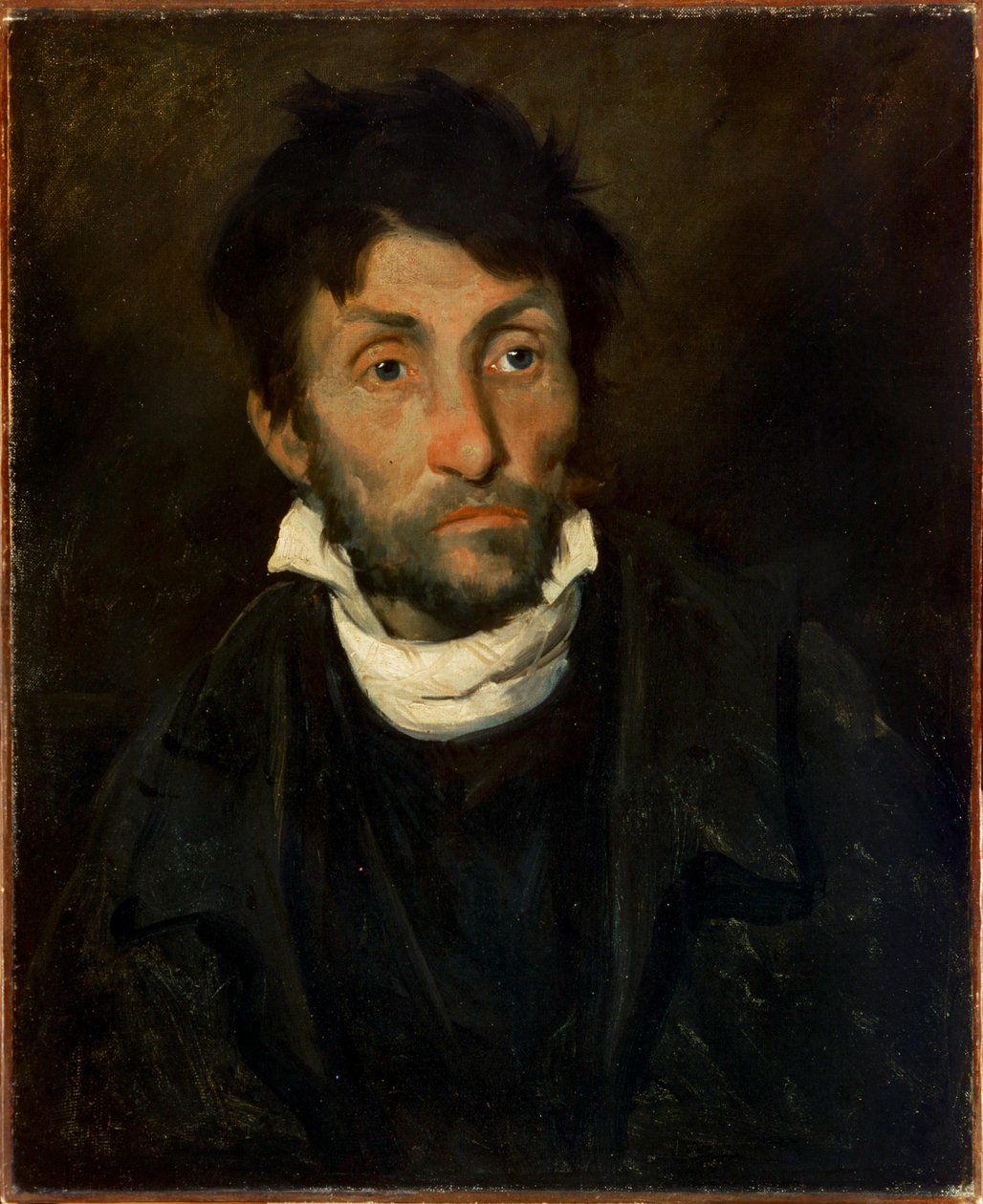 Portrait of a Kleptomaniac by Theodore Gericault