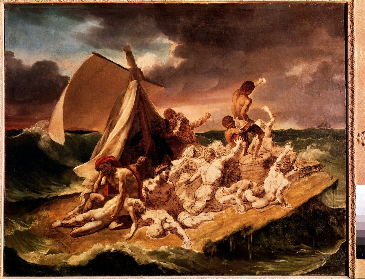 Preparation Study for The Raft of the Medusa by Theodore Gericault