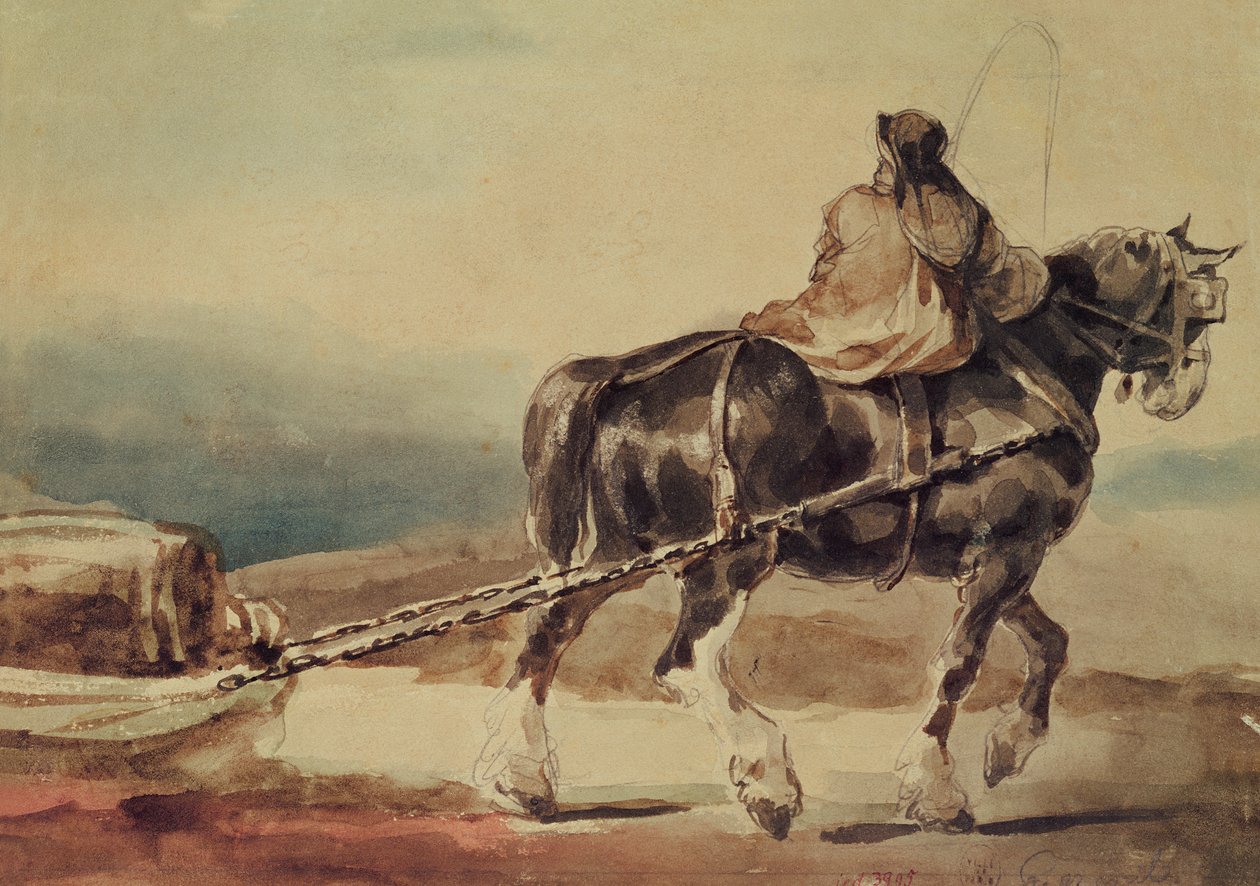 The Barge Horse by Theodore Gericault