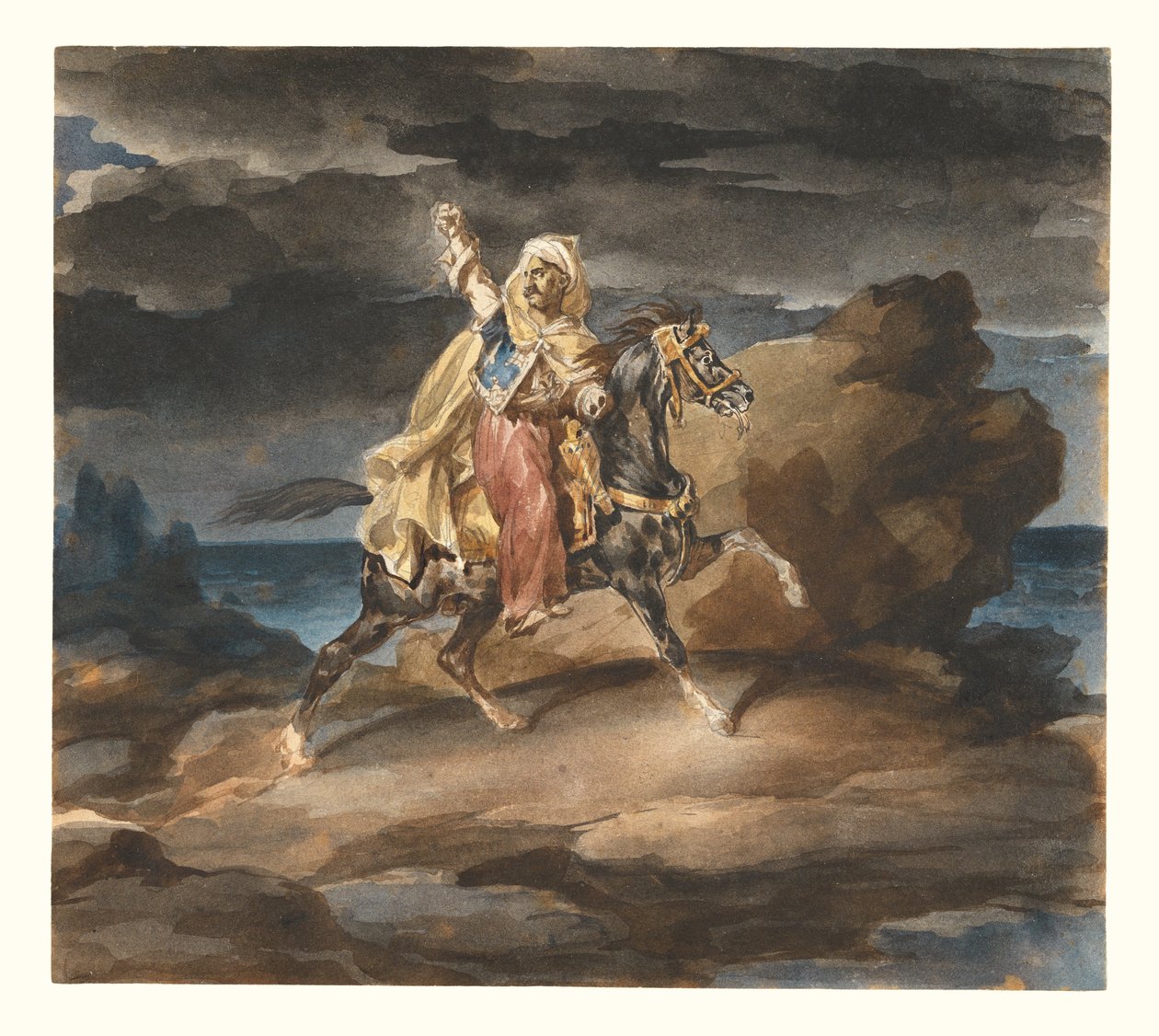 The Giaour (A Turkish Tale) by Theodore Gericault