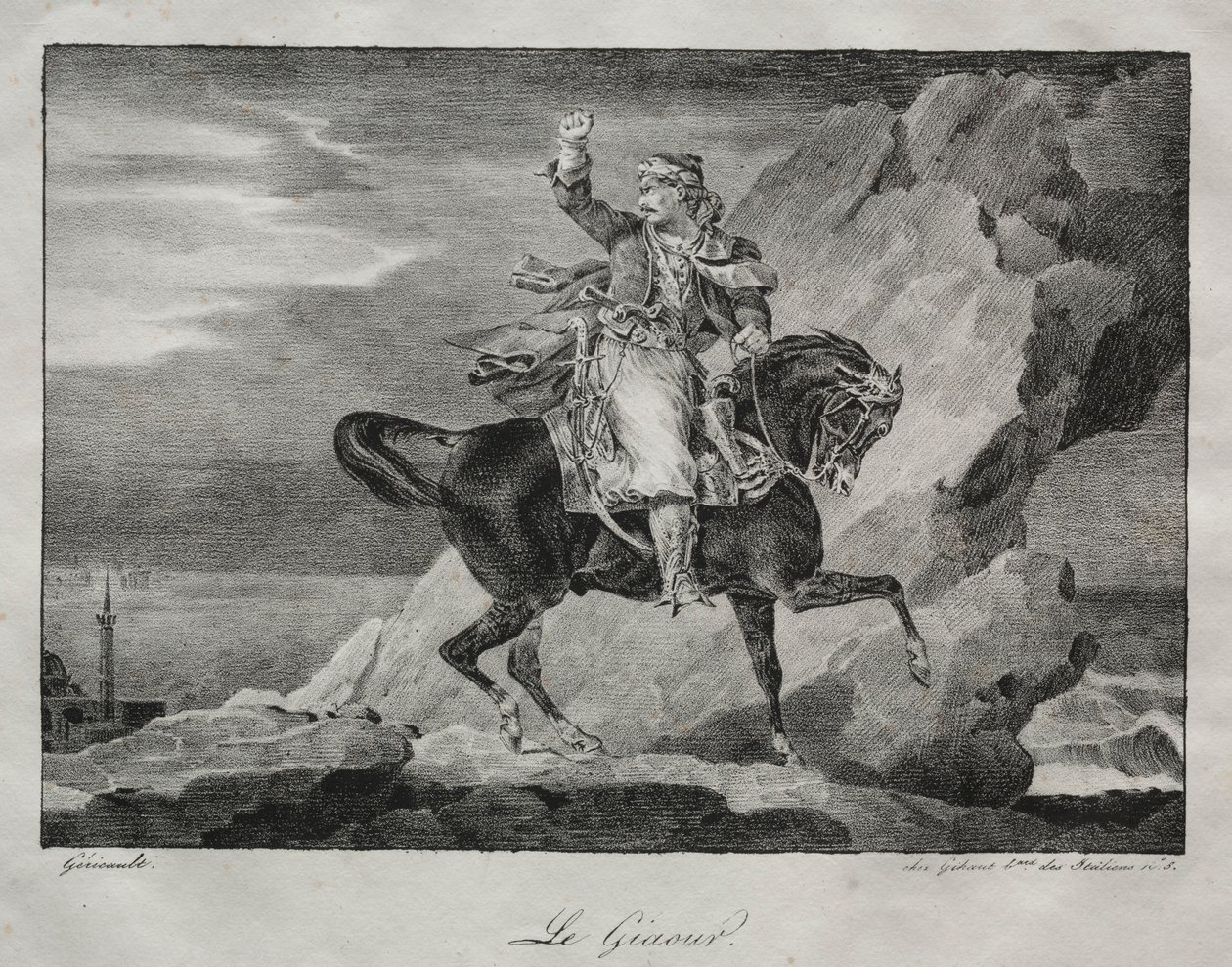 The Giaour by Theodore Gericault