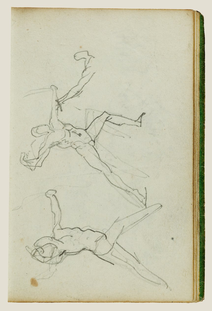 Three Studies of a Bowman by Theodore Gericault