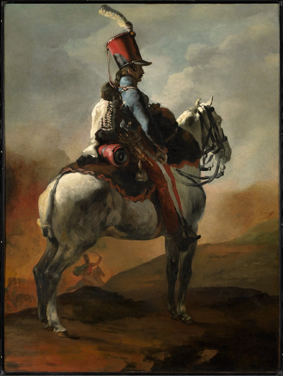 Trumpeter of the Hussars by Theodore Gericault