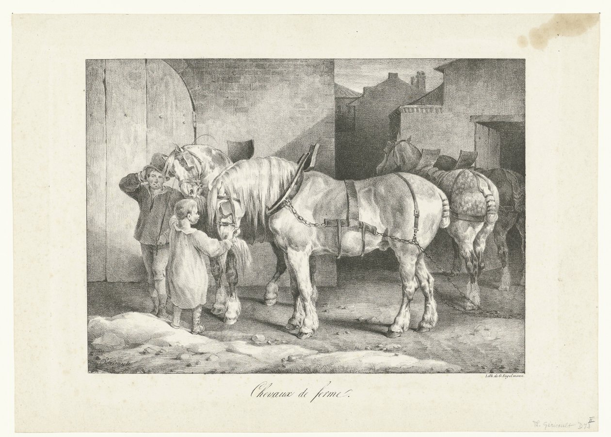 Workhorses (Various Subjects) by Theodore Gericault