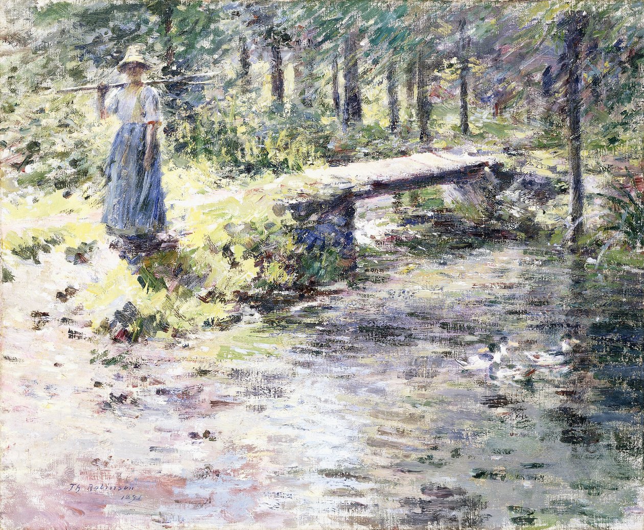 The Little Bridge by Theodore Robinson