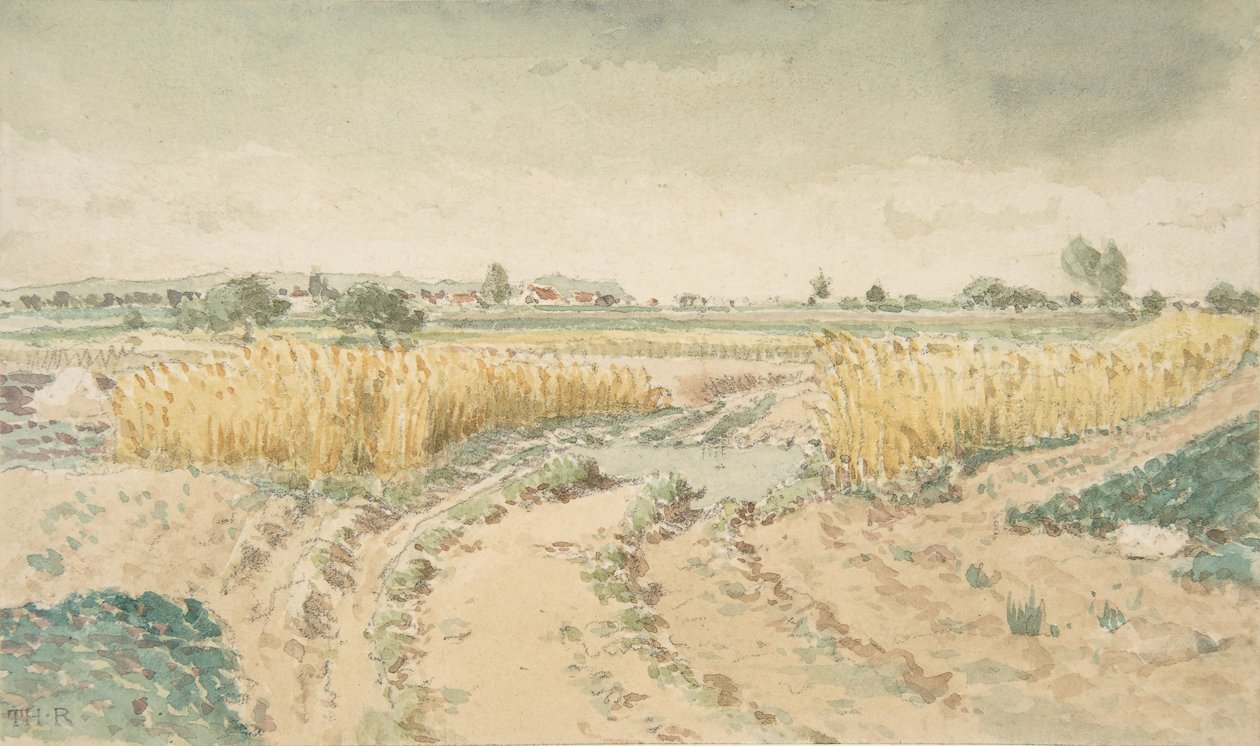 Wheatfields, 1865 by Theodore Rousseau