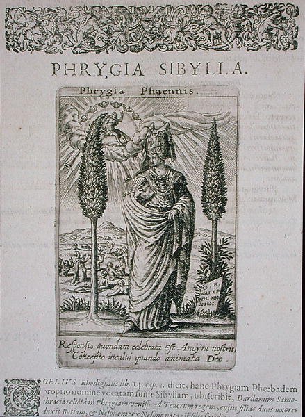Phrygia Sibylla, copy of illustration from 