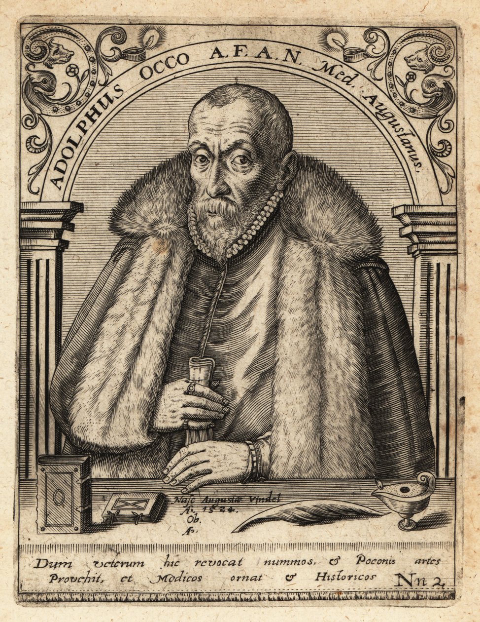 Adolf Occo, Physician by Theodore de Bry