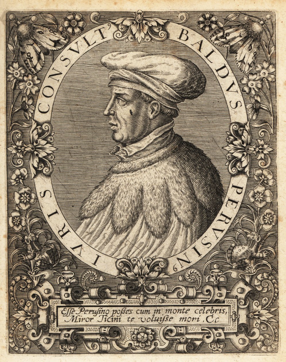Baldus de Ubaldis by Theodore de Bry