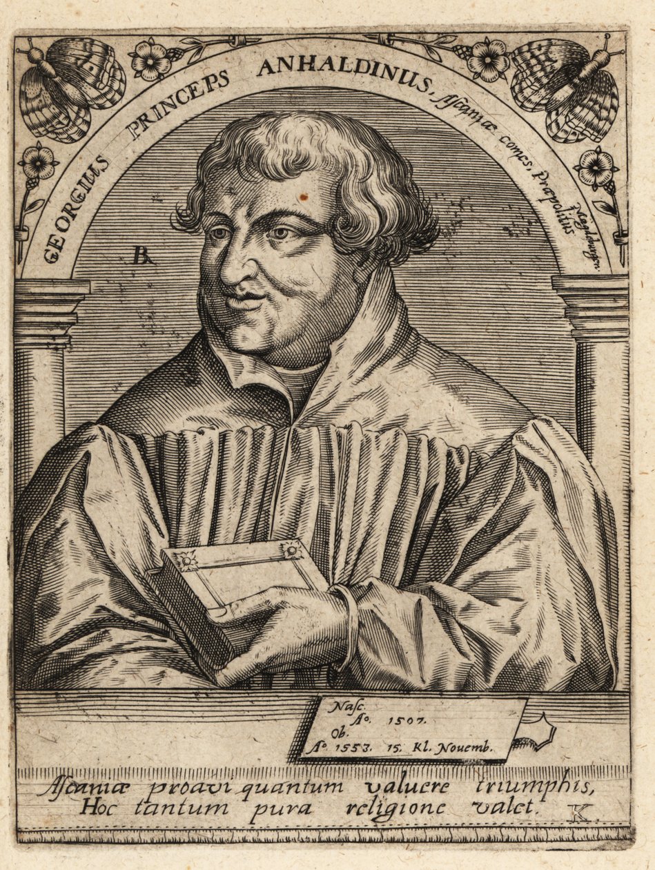 George III, Prince of Anhalt-Dessau by Theodore de Bry