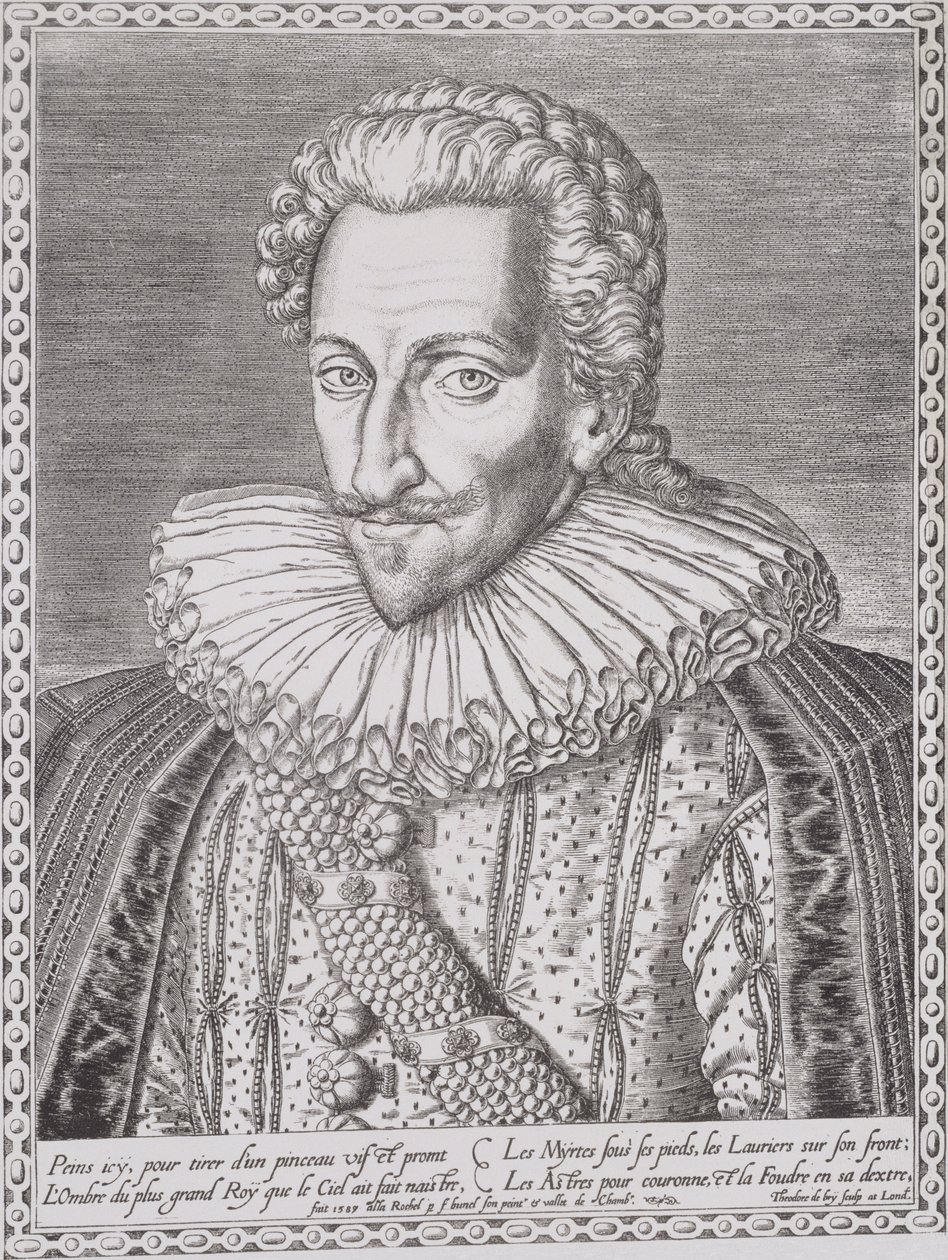 Henri IV as King of Navarre, 1589 by Theodore de Bry