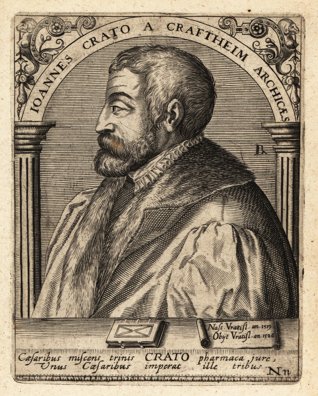 Johannes Crato von Krafftheim by Theodore de Bry