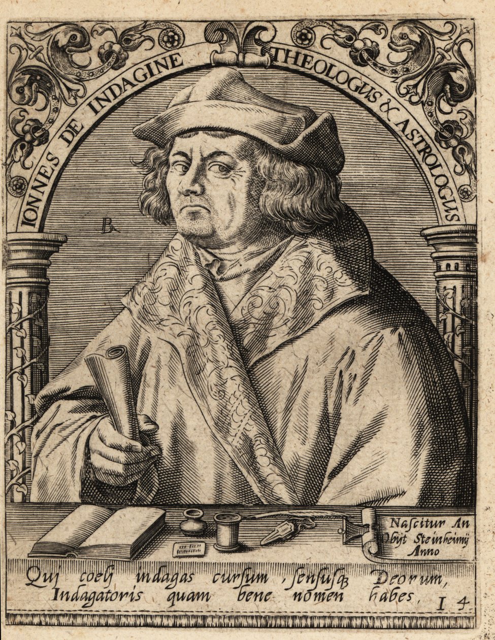 Johannes Indagine by Theodore de Bry
