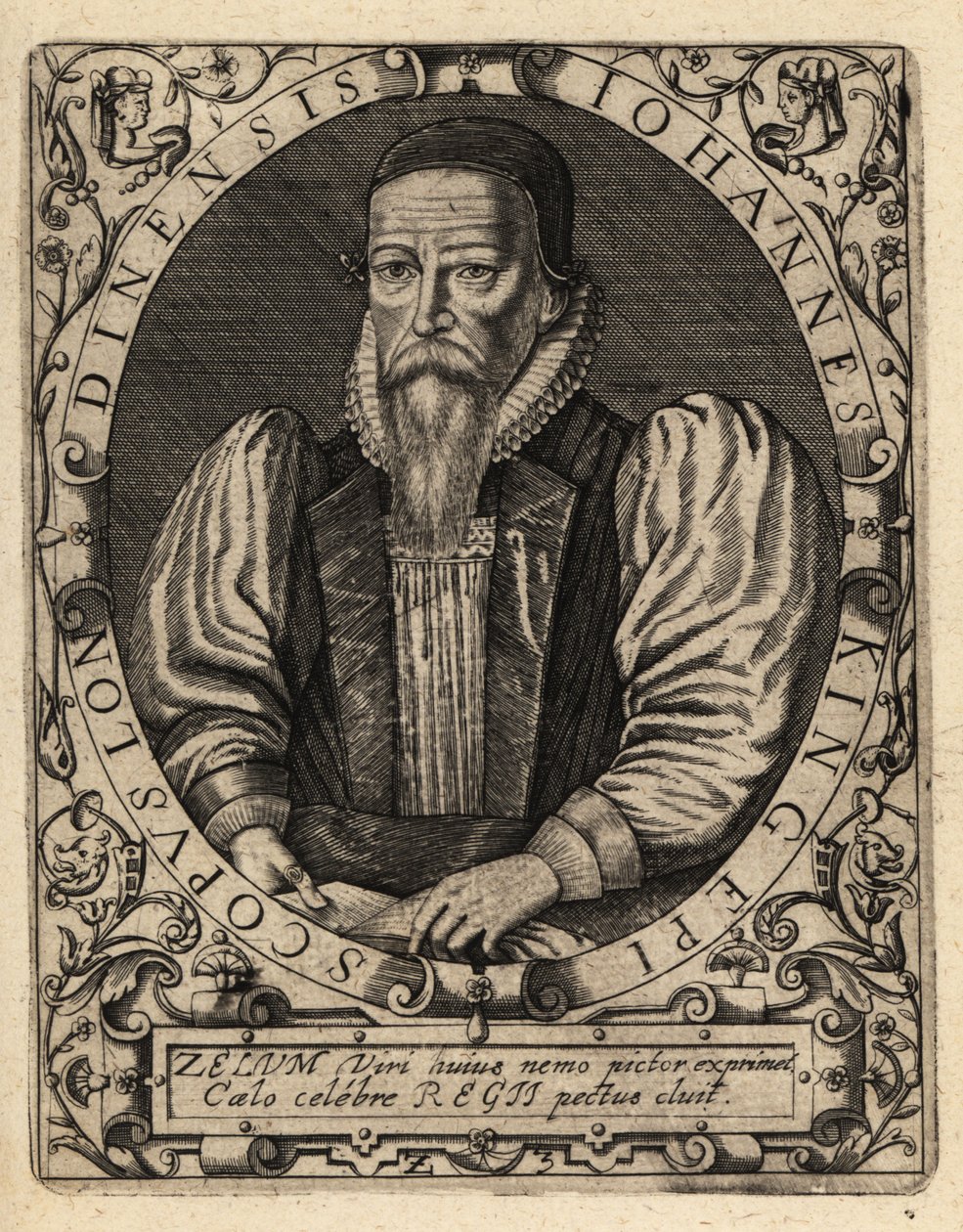 John King, died 1621, Bishop of London by Theodore de Bry