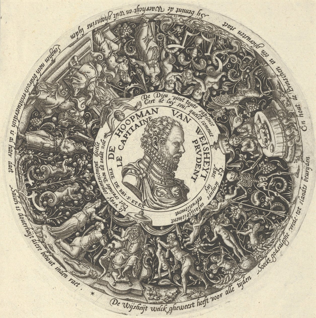 Portrait of William I of Orange, from a Series of Tazza Designs, ca. 1588 by Theodore de Bry