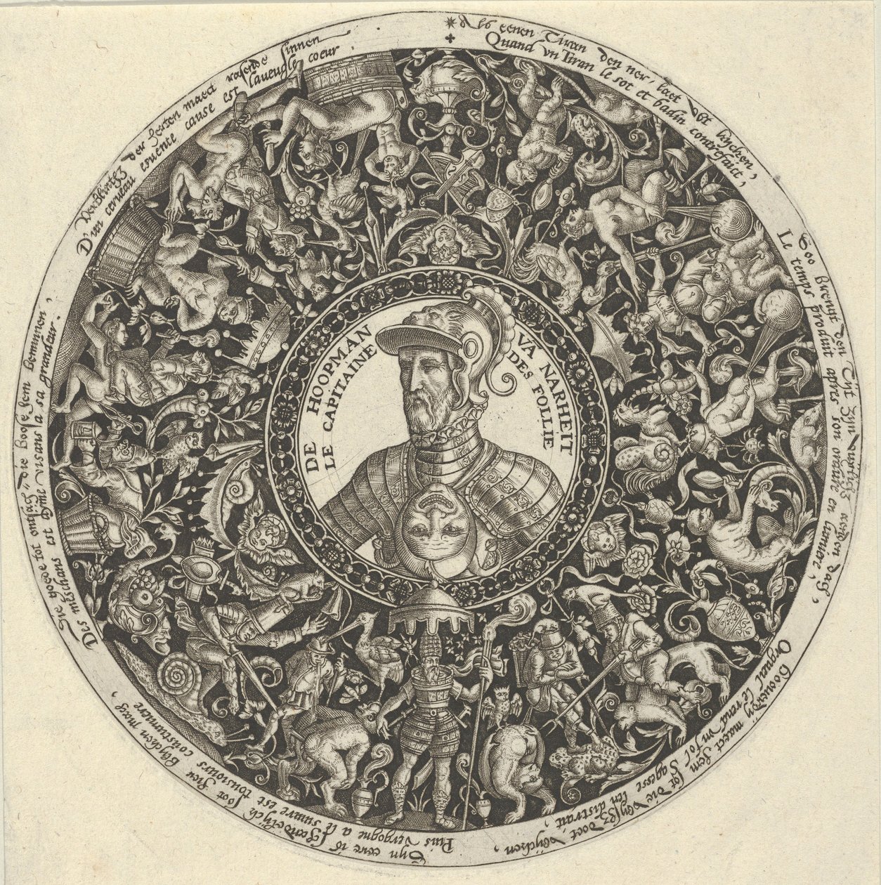 Portrait of the Duke of Alva, from a Series of Tazza Designs by Theodore de Bry