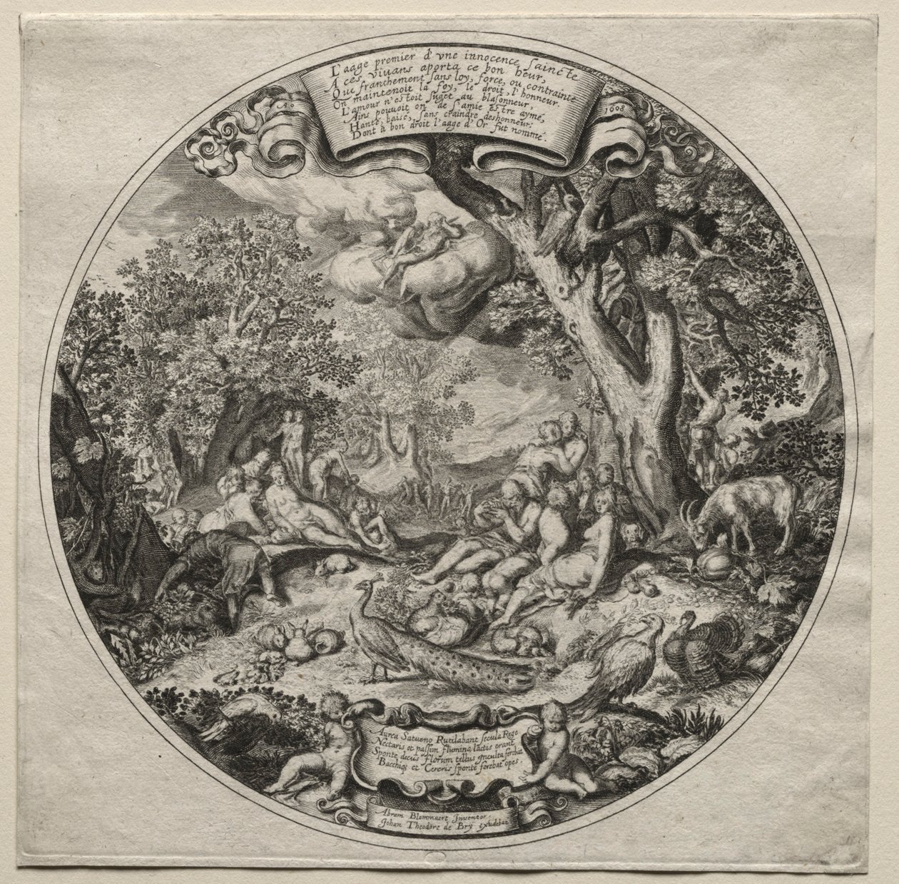 The Golden Age by Theodore de Bry