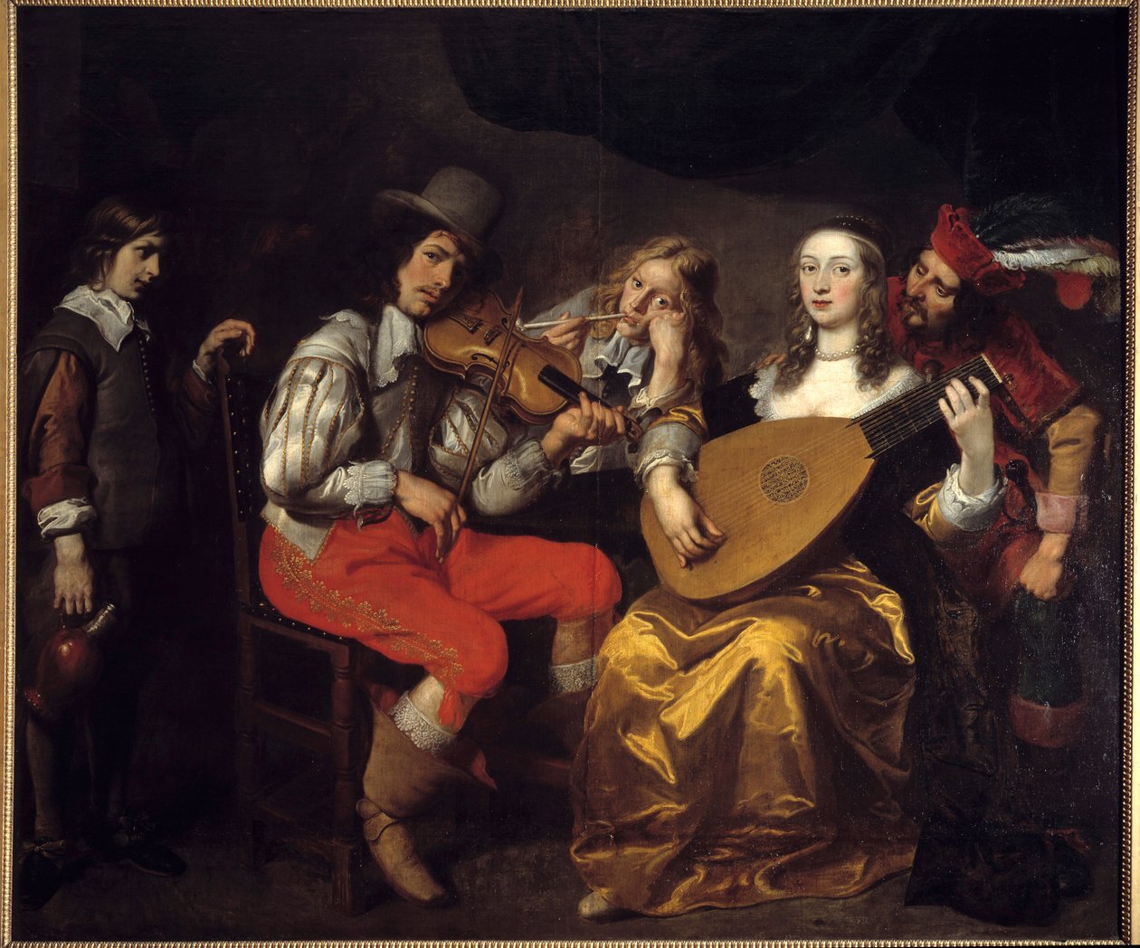 A Concert in 1650 (Netherlands) by Theodore van Thulden