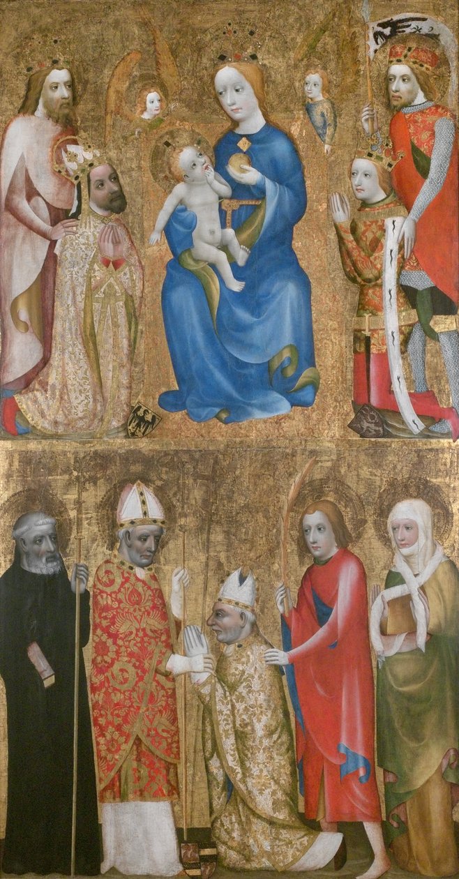 Votive Painting of Archbishop Jan Ocko of Vlasim by Theodoric of Prague,