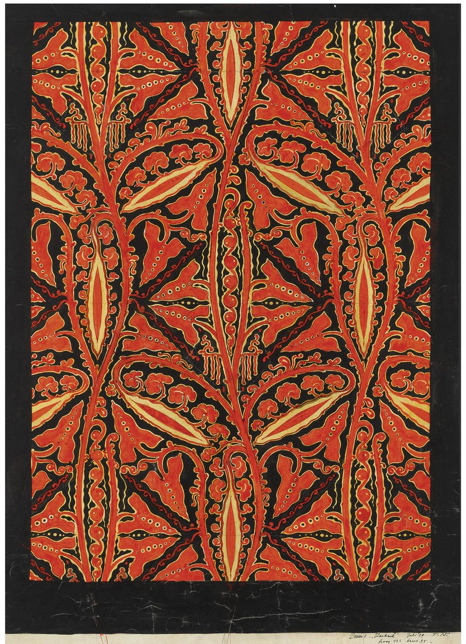 Wallpapers Design by Theodorus (1866 1951) Nieuwenhuis