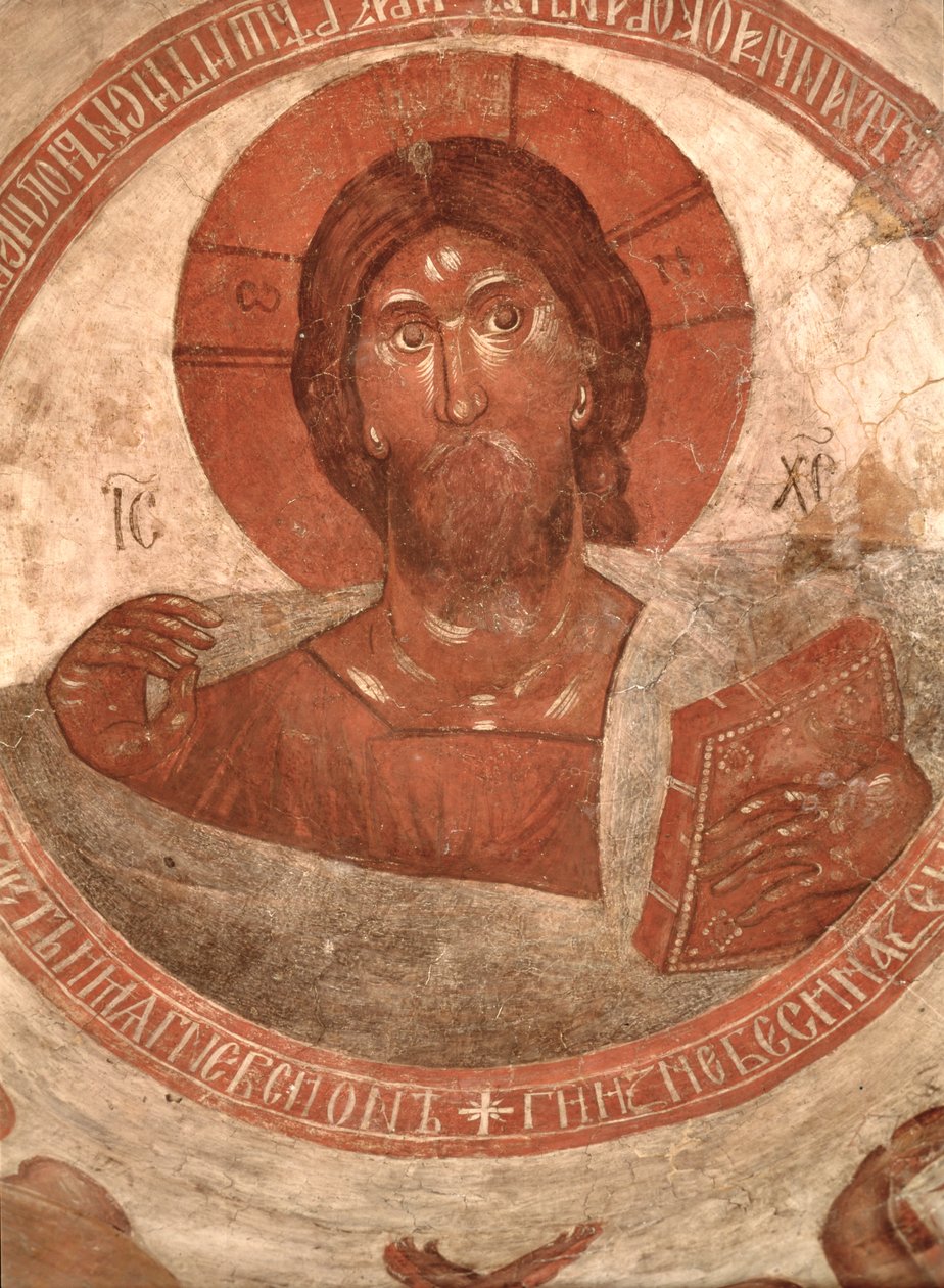 Christ Pantocrator, on the cupola of the Church by Theophanes the Greek