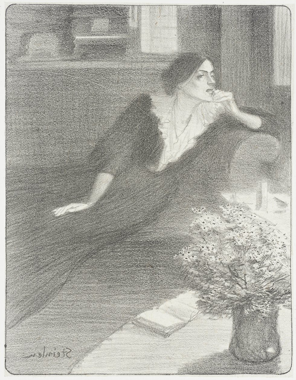 Twilight Song by Théophile Alexandre Steinlen
